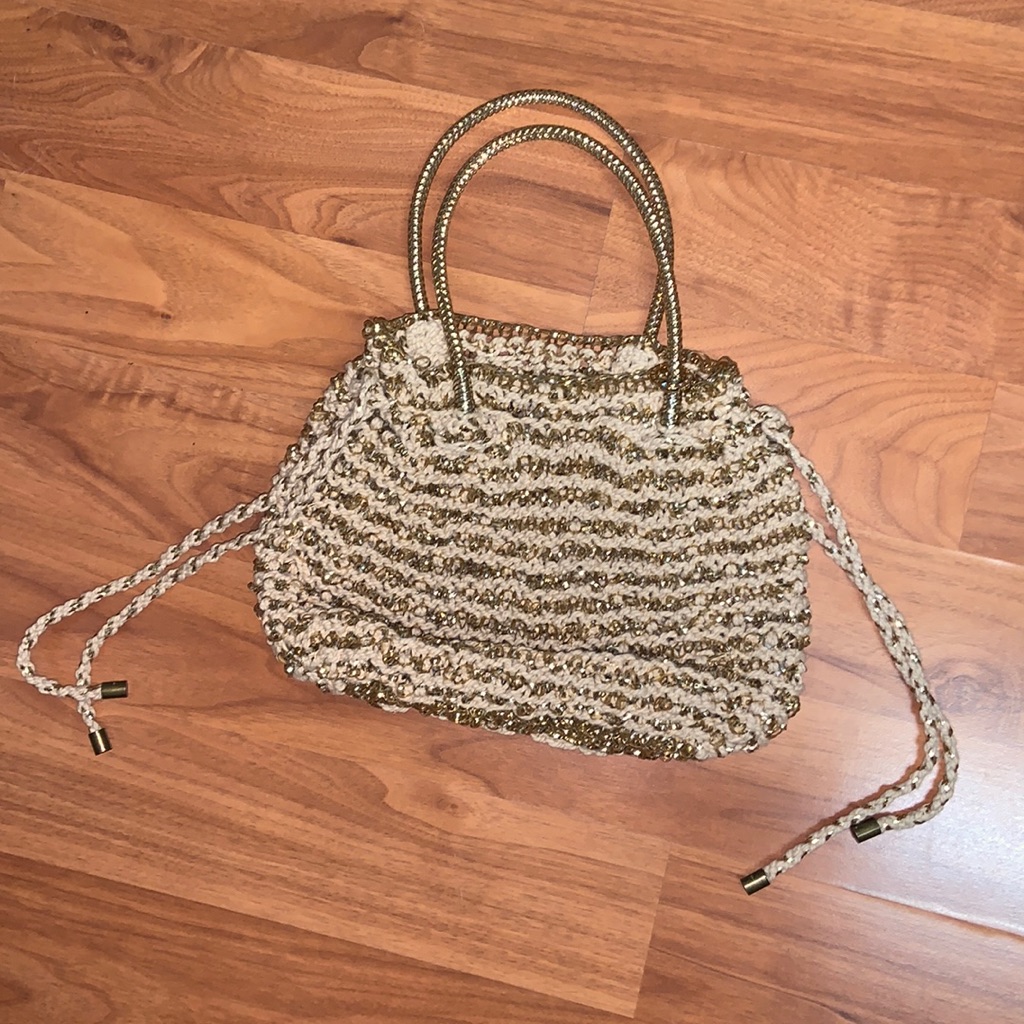 Nwot Anteprima Fabric And Wire Handbag Purse
